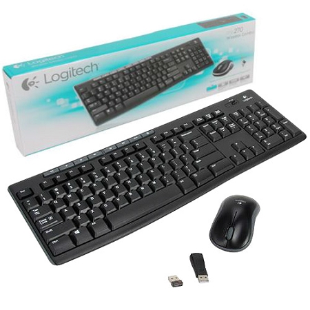 Wireless logitech MK270 keyboard and mouse