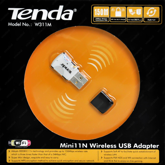 Tenda Mini Wreless 11n USB Adapter