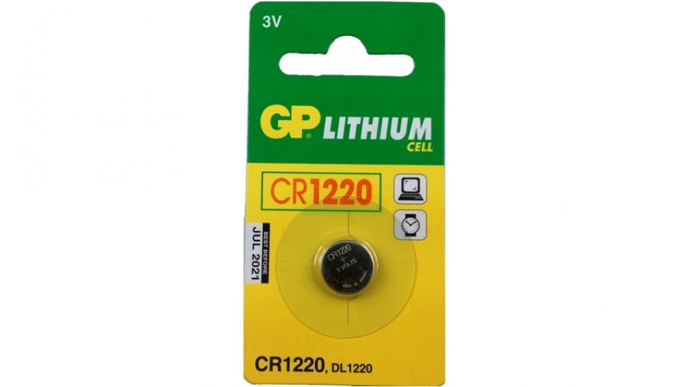 GP 35mAh Lithium CR1220 Coin Cell