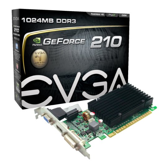 EVGA GeForce 210 512 MB DDR3 PCI Express Vedio Card