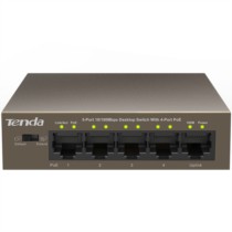 6-Port 100 Mbps Switch w 4-Port PoE