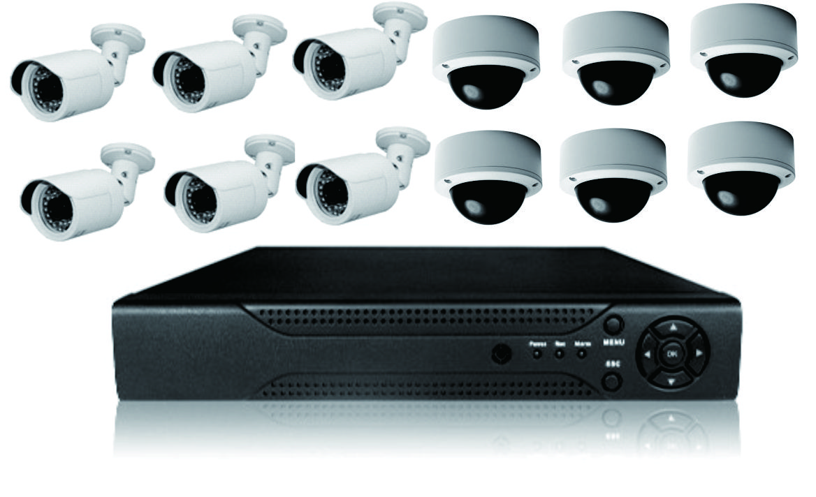 12 Channels NVR IP CCTV HD Camera System With Installation ！！