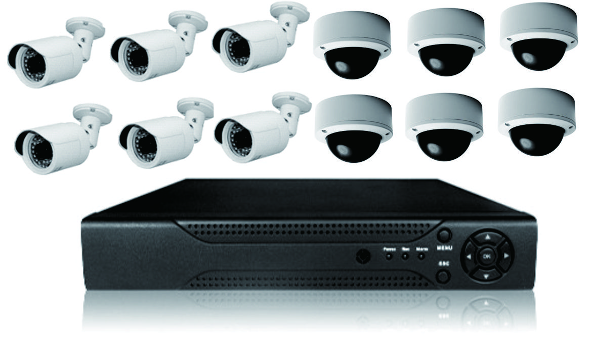 12 Channels NVR IP CCTV HD Camera System With Installation 