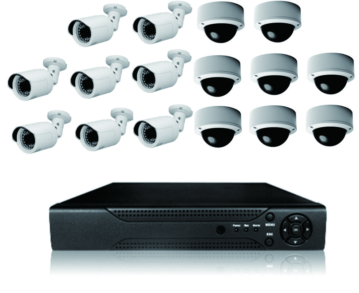 16 Channels NVR IP CCTV HD Camera System With Installation ！！