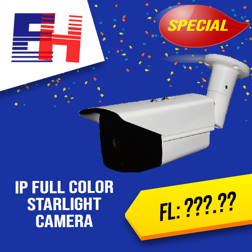 IP/POE Starlight (all day full color) Camera